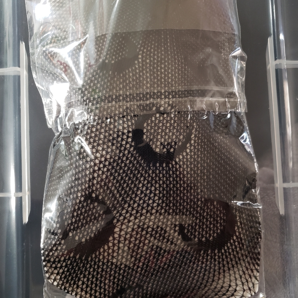 **New Never Worn** Black Crescent Moon Print Stockings/Tights - Picture 3 of 3